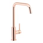 Abode Althia 1 Tap Hole Single Lever Sink Mixer - Rose Gold