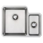 Prima R25 Stainless Steel Undermount Sink with 1.5 Bowl & Waste 540mm - Left Hand
