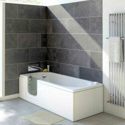 Trojan Bathe Easy Cascade 1700mm x 700mm Easy Access Bath - Left Hand 