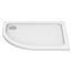 Kudos Kstone Slip Resistant Offset Quadrant Shower Tray 900mm x 760mm Right Hand - White