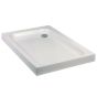 Lakes Traditional 80mm High Rectangular Stone Resin Shower Tray 800mm x 700mm