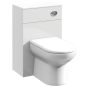 Nuie Mayford 600mm Toilet Unit 300mm Deep - Gloss White