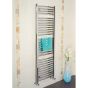 Apollo Napoli Curved Sealed Electric Towel Radiator 700mm x 500mm - Traffic White