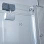 Aqua i 3 Sided Shower Enclosure - 800mm Pivot Door and 700mm Side Panels