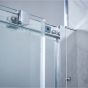 1500mm x 800mm Single Sliding Door Shower Enclosure and Shower Tray