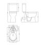 Nuie Elusive Comfort Height Toilet with Soft Close Seat