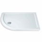 MX Elements Low profile Quadrant shower trays Stone Resin Offset Quadrant Left Hand 900mm x 760mm Flat top