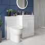 Ella Rowe Pacentro Rimless Back to Wall Toilet & Soft Close Seat