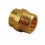 End Feed Male Iron Coupler 8mm x 1/4"