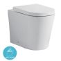Eternia Fraser Round Back To Wall Toilet With UF Soft Close Seat
