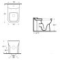 Hudson Reed Arlo Compact Flush to Wall Pan with Cistern & Soft Close Seat