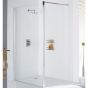 Lakes Classic Silver 8mm Wetroom Shower Screen 700mm x 1900mm High + 85mm