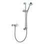 Mira Miniduo Dual Control Exposed Shower and Riser Rail Kit - All Chrome