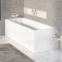 Tissino Lorenzo Premium Single Ended Bath 1800mm x 800mm - White