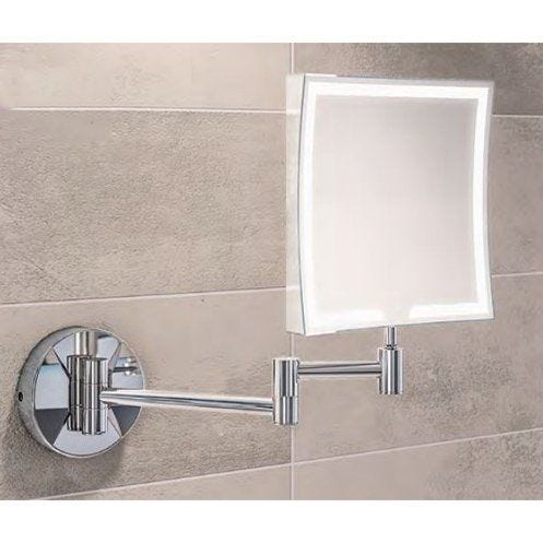 Eastbrook Square Magnifying Vanity, Square Vanity Mirror With Lights
