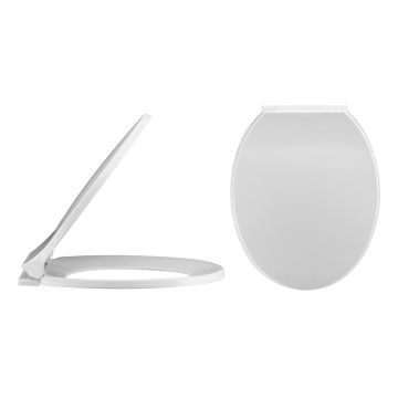 Nuie Standard Bottom Fix Round Soft Close Seat