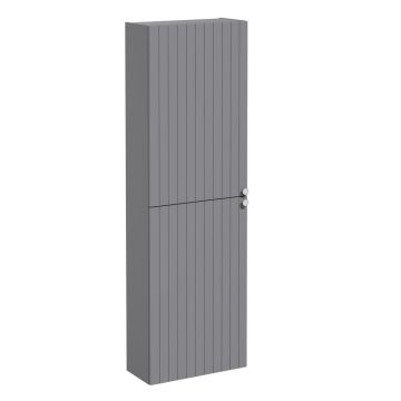 Vitra Root Groove 550mm 2 Door Slim Tall Unit Left Hand - Matt Grey