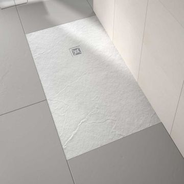 Merlyn Truestone Rectangular Shower Tray 1000mm x 800mm - White