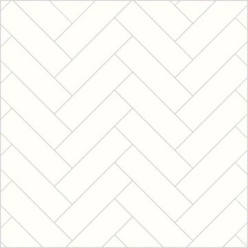 Multipanel Hydrolock Tongue & Groove Herringbone Tile Wall Panel 2400mm x 598mm - Alpine White