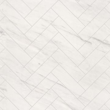 Multipanel Hydrolock Tongue & Groove Herringbone Tile Wall Panel 2400mm x 598mm - Levanto Marble