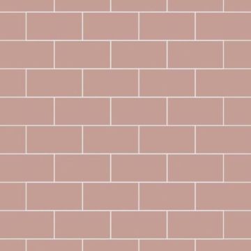 Multipanel Hydrolock Tongue & Groove Metro Tile Wall Panel 2400mm x 598mm - Antique Rose