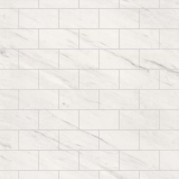 Multipanel Hydrolock Tongue & Groove Metro Tile Wall Panel 2400mm x 598mm - Levanto Marble