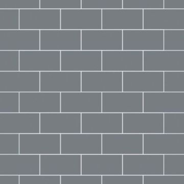 Multipanel Hydrolock Tongue & Groove Metro Tile Wall Panel 2400mm x 598mm - Monument Grey