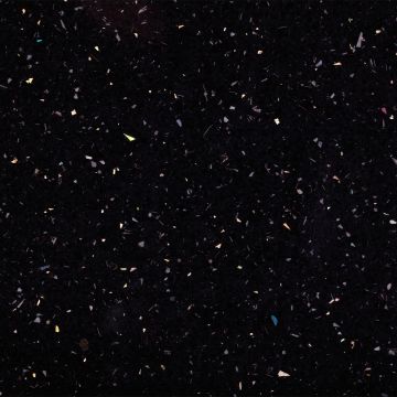 Nuance Postformed Wall Panel 1200mm x 2420mm - Black Quartz Gloss