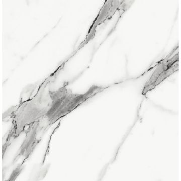 Nuance Tongue and Groove Wall Panel 600mm x 2420mm - Calacatta Statuario Glaze