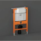 RAK Top/Front Flush Concealed Cistern & Frame For Wall Hung Pans - Orange