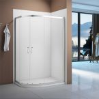 Merlyn Vivid Boost Double Door Offset Quadrant Shower Enclosure 1200mm x 900mm DIEOP1221