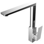 RAK Angled Kitchen Sink Mixer Tap with Single Side Lever