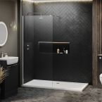 1300mm x 760mm Wetroom 10mm Shower Screens Shower Enclosure and Shower Tray