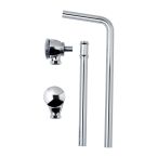 BC Designs Push Down Exposed Extended Bath Waste - Chrome
