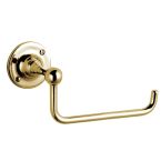 BC Designs Victrion Wall Mounted Toilet Roll Holder - Gold