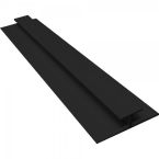 Black 2400mm PVC H Jointing Strip