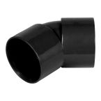Black 32mm Solvent 135 Degree Bend