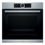Bosch Series 8 HBG674BS1B Single Pyrolytic Oven - Stainless Steel