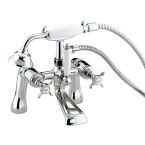 Bristan 1901 Bath Shower Mixer & Kit - Chrome