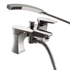 Bristan Hourglass Bath Shower Mixer With Handset - Chrome
