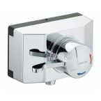 Bristan Opac Exposed Thermostatic Shower Valve with Shroud - Lever 