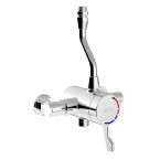 Bristan Opac Top Outlet Exposed Shower Mixer With Lever Handle - Chrome