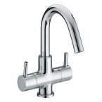 Bristan Prism Two Handled Basin Mixer without Waste