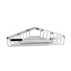 Bristan Straight Edge Corner Wire Basket