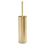 Serene Coby Wall Mounted Toilet Brush Holder - Brushed Brass