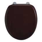 Burlington Standard Toilet Seat - Gloss Mahogany