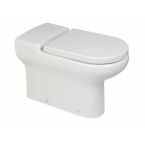 Rak Compact Special Needs 70Cm Extended Rimless Back To Wall Wc Pan Without Seat