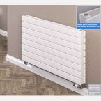 Eastbrook Addington Type22 588mm x 1200mm Horizontal Designer Radiator - Gloss White