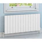 Eastbrook Fairford 600mm x 1325mm Aluminium Horizontal Radiator - Matt White