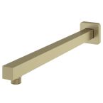 Eastbrook Square Modern Fixed Over Head Shower Arm - Brushed Brass